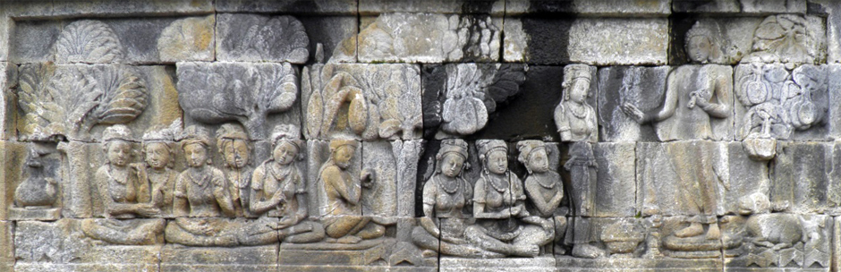 ILW Borobudur Mendut Tempelvoet 1e 70 kluizenaressen Padma