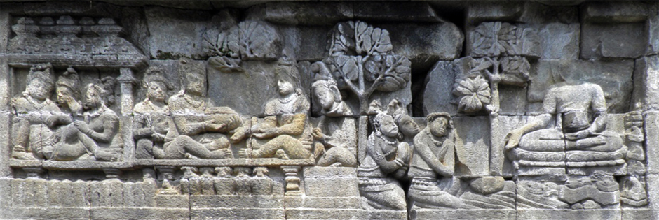 ILW Borobudur Mendut Tempelvoet 1e 89 garudavogel