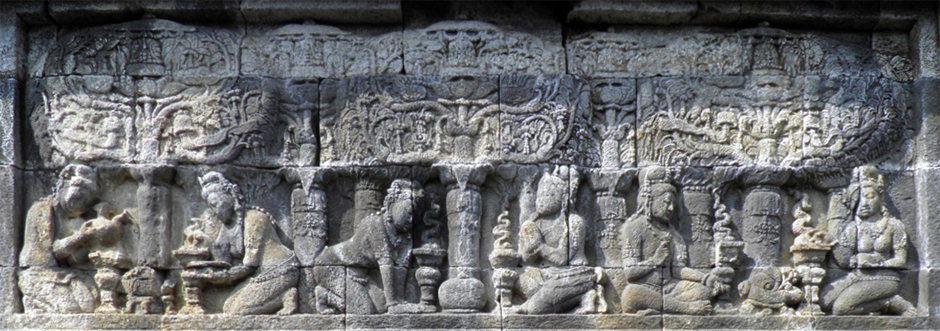 ILW Borobudur Mendut Tempelvoet 1e 92 Bodhi bomen