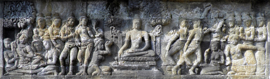 ILW Borobudur Mendut Tempelvoet 1e 95 Mara s dochters
