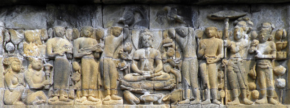 ILW Borobudur Mendut Tempelvoet 1e 119 lotusvijver