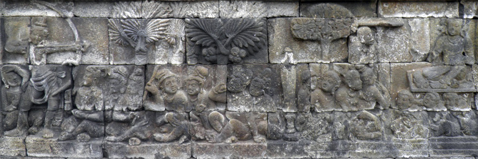 ILW Borobudur Mendut Tempelvoet 2e 17 boogwedstrijd
