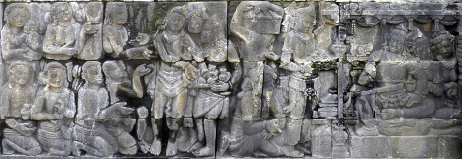 ILW Borobudur Mendut Tempelvoet 2e 31 Koning Uposadha