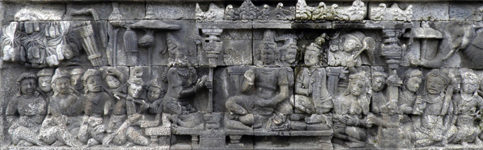 ILW Borobudur Mendut Tempelvoet 2e 38 godenkoning Ҫakra