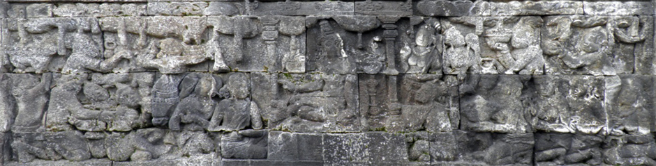 ILW Borobudur Mendut Tempelvoet 2e 43 goudregen