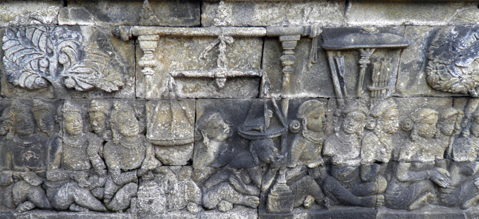 ILW Borobudur Mendut Tempelvoet 2e 56 valk duif