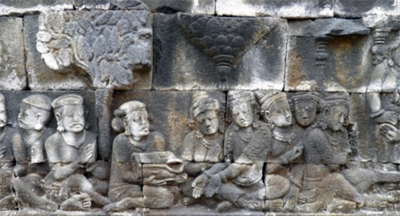 ILW Borobudur Mendut Tempelvoet 2e 70 portret
