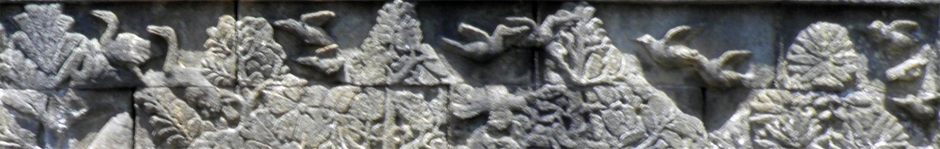 ILW Borobudur Mendut Tempelvoet 2e 90 Vogels