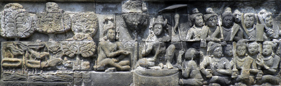 ILW Borobudur Mendut Tempelvoet 2e 97 slangenhuif