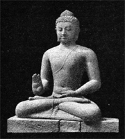 ILW Borobudur Mendut Tempelvoet Abhaya mudra