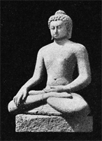 ILW Borobudur Mendut Tempelvoet Bhumisparça mudra