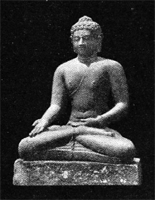 ILW Borobudur Mendut Tempelvoet Buddhafiguren