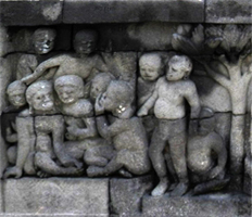 ILW Borobudur Mendut Tempelvoet inscripties